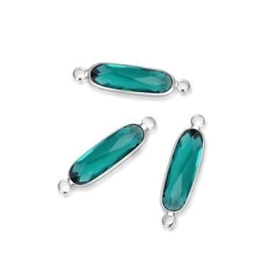 Imagem de Adabele Pingente de pedra do mês de nascimento de grau A, conector de gota com 21 mm de comprimento, componente de prata/ouro, feminino, masculino, menina, adolescente, joias, descobertas, suprimentos, Latão, Sem Pedra Preciosa