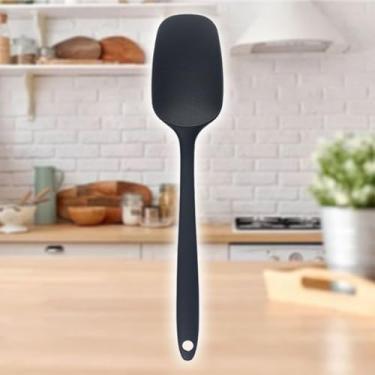 Imagem de Espátulas de silicone resistente ao calor, espátula de borracha de grau alimentício - 1 peça