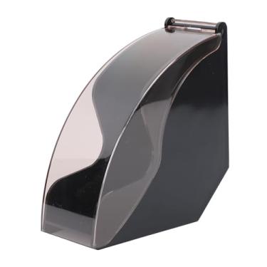 Imagem de Phefop Recipiente Conveniente para de Filtro de café, Caixa de Armazenamento à Prova de Poeira Acrílica Com Design Compacto para Casa e Cafeterias (Preto)