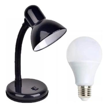 Imagem de 2X Luminária Mesa Lâmpada Led Abajur 35Cm Quarto Bancada Biv