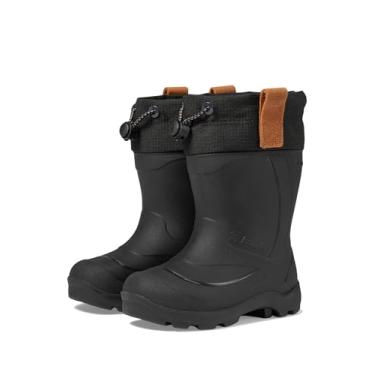 Imagem de Kamik Bota de neve unissex infantil Tundra Jr (criança pequena/criança grande), Preto, 18