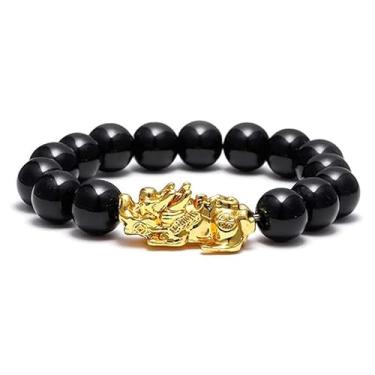 Imagem de Pulseira Feng Shui feminina Feng Shui para boa sorte e riqueza pulseira outono moda concerto country, Medium, Latão, Sem Pedra Preciosa