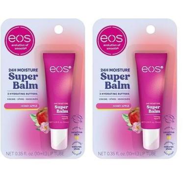 Imagem de Máscara labial eos 24H Moisture Super Balm Honey Apple 10mL x2