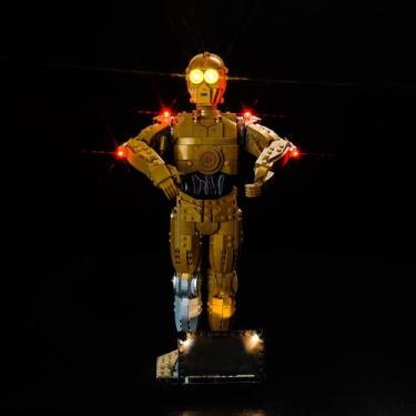 Imagem de Kit de luz LED Hilighting para Lego Star Wars C-3PO 75398