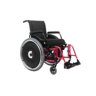 Imagem de Cadeira de Rodas Dobrável Alumínio AVD Ortobras Conforto e Qualidade P