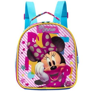 Imagem de Lancheira Térmica Escolar Infantil Disney Minnie Mouse - Xeryus, Rosa