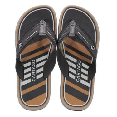 Imagem de Chinelo Masculino Cartago Palermo II 12572 Preto-Masculino