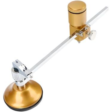 Imagem de Cortador de vidro circular, roda de corte com ventosa, bússola ajustável, liga de alumínio, instrumento de precisão para cortes circulares na janela, azulejo, espelho, vidro, profissional DIY, peça