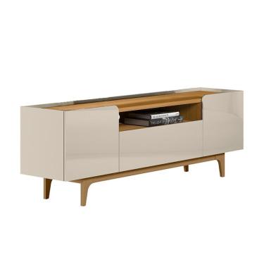 Imagem de Rack Para Sala De Estar Tv 75 Pol 3 Portas 180cm Milano L05 Tauari Off White