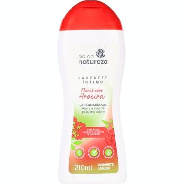 Imagem de Cia.da natureza, Sabonete íntimo cremoso, Floral com Aroeira, com ácido latico, 210ml