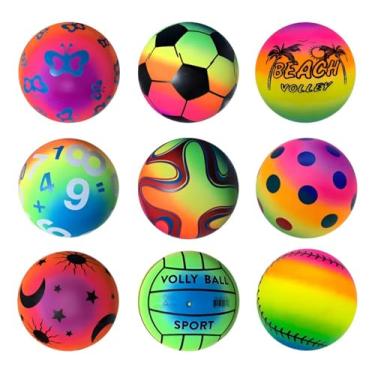 Imagem de 10 Bolas De Vinil Dente De Leite Praia Piscina Festa