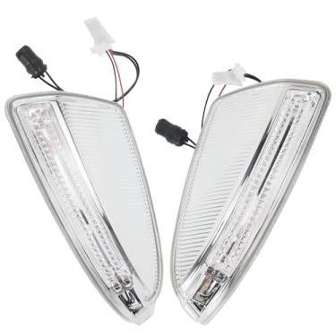 Imagem de MUNIK Luz de seta auxiliar retrovisor L+R para Mercedes-Benz gl,m class x164 w164 gl350 gl450 gl550 2006-2012 ml300 ml350 ml500 ml63 2005-2011 substituição # 1649061300 0,164 9061400