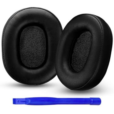Imagem de Aurivor Almofadas De Reposição Para Fones Ouvido Audio-Technica Ath Msr7, Capas Compatíveis Com M50X M40X, Hyperx Cloud, Steelseries Arctis 1, 3, 5, 7, 7X, 9, 9X Pro Prime, Stealth 600 E Mais