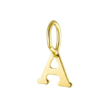 Imagem de Pingente Ouro 18k Letra Mini 9mm Abecedário Alfabeto PG-014 - 750NETOZ