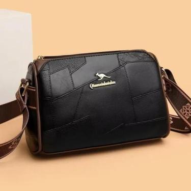 Imagem de Bolsa Crossbody Feminina de Couro Macio - Design de Luxo e Marca Exclu
