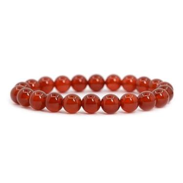Imagem de Adabele 1 pulseira de pedras preciosas elásticas naturais de 8 mm (0,31") com contas de 17,8 cm a 21,6 cm, cristal de cura de quartzo, joia de chakras para mulheres e homens, presente de aniversário,