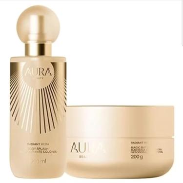 Imagem de AURA Beauty Kit Body Splash Radiant Hera 200ml e Magic Butter Hidratante 200g