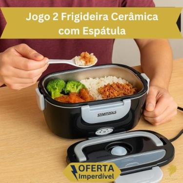 Imagem de Marmita Elétrica Térmica Bivolt Portátil Marmiteira Aquecimento Rápido