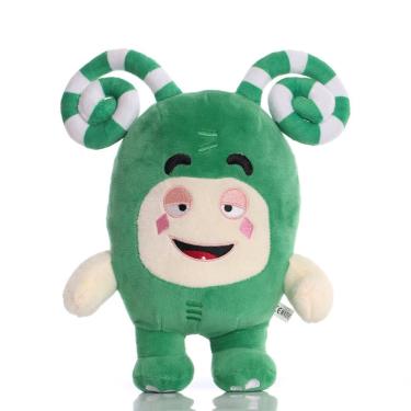 Imagem de Boneca de brinquedo de pelúcia Oddbods Green 22 cm verde anime