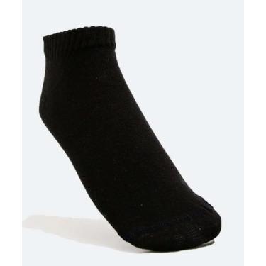 Imagem de Kit 3 Pares Meias Soquete Feminina Panda Marisa-70250, 34/39, Preto e 