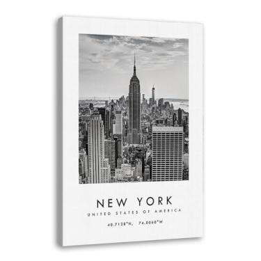 Imagem de Pôster de cidade preto e branco - impressão de viagem Roma Las Vegas Veneza Paris Sydney Amsterdam Amalfi Sanfrancisco Pintura em tela impressões de paisagem da cidade do mundo imagens de parede