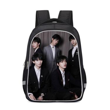 Imagem de Mochila Teens in Times Cartoon Kids School Anime 30x17x41cm