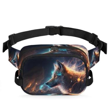 Imagem de Pochete animal dragão oceano legal para mulheres e homens com alça ajustável bolsa de cinto bolsa transversal bolsa de peito bolsa tiracolo bolsa tiracolo, Cor 17