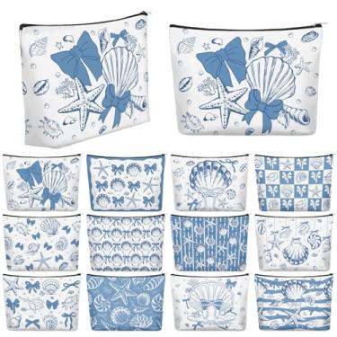 Imagem de Reginary 12 peças de bolsas de maquiagem bolsas de cosméticos com zíperes bolsa de lembrancinhas de festa presentes para amantes em massa para mulheres, artigos de aniversário, acessórios de viagem