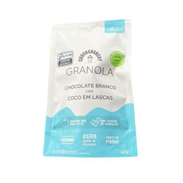 Imagem de Granola Chocolate Branco com Coco em Lascas ChocoCrunchy 40g