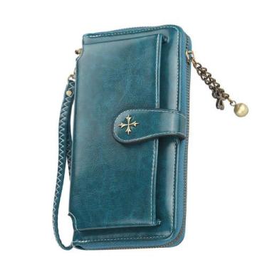 Imagem de CARTEIRA FEMININA BAELLERY PU MULTIFUNCIONAL PORTA CARTÕES Cor:Preto, 