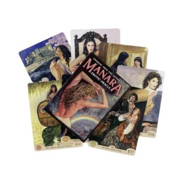 Imagem de Manara tarô cartas adivinhação baralho versões em inglês edição oracle