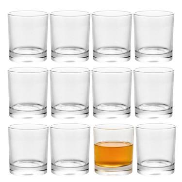 Imagem de Jogo 12 Copo Baixo Para Whisky Caipirinha Suco Cristal Wolff 350ml