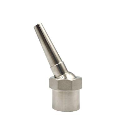 Imagem de Bico Articulado Em Inox Para Piscinas Fontes Chafarizes De 15mm Com Entrada Rosca De 2"