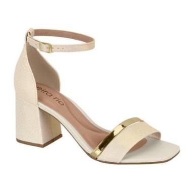 Imagem de Sandália Salto Grosso Calcanhar Fechado Beira Rio-Feminino