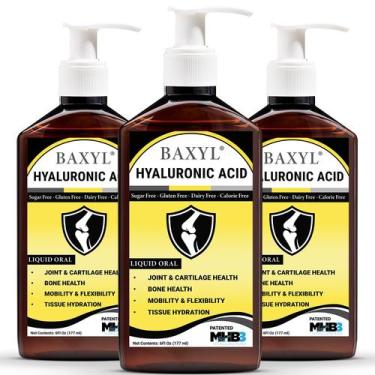Imagem de Suplemento BAXYL Ácido Hialurônico Líquido 180mL 3 frascos