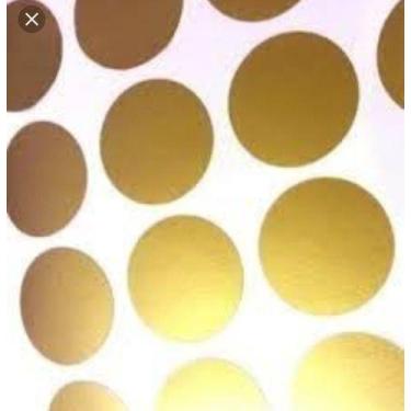 Imagem de Etiqueta Adesiva Convite Dourada 2 Cm C/ 500 Unid - Teodoro impressos