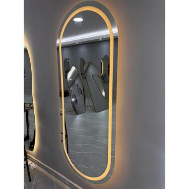 Imagem de Espelho Jateado com LED Toque de Luxo no Seu Espaço Sala Quarto Closet