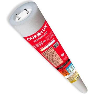 Imagem de Lampada superled led tubola t5 18w120cm 4000k bivolt ourolux