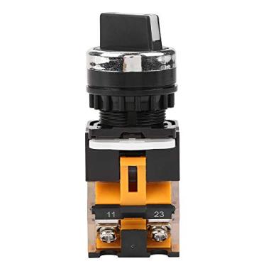 Imagem de Generic Interruptor Seletor Mantido de 3 Posições 1NC 2NO Interruptor Rotativo de para Partida Eletromagnética