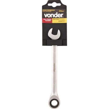 Imagem de Chave combinada com catraca 08mm cromo vanádio - Vonder