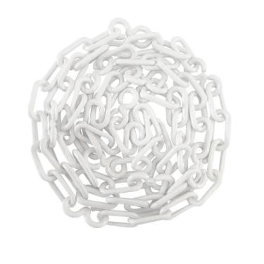 Imagem de Corrente De Plástico Para Água Calha Sinalização 100 Metros Elo Grande