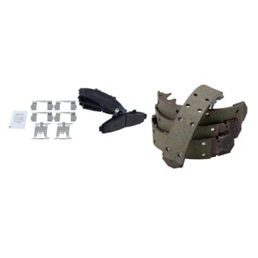 Imagem de TRQ Pastilhas de freio semi-metálicas compatíveis com Ford Ranger Mazda B2300 1998-2001 B2500 B3000 B4000