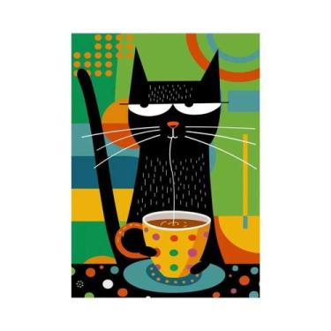 Imagem de Quebra-Cabeça De Gato Fantástico 1000/500/300 Peças Arte Moderna Jogo 