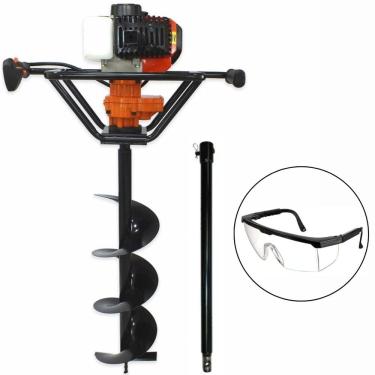 Imagem de Perfurador De Solo Vulcan Trent VPS520 com Broca 80x20 + Extensor 60cm + Óculos de Proteção