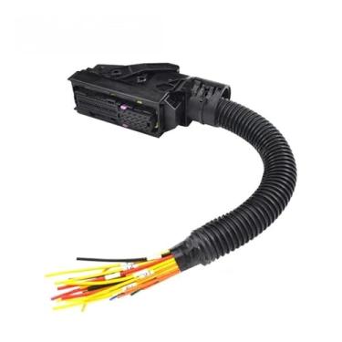 Imagem de Conector de trilho comum EDC7 de 89 pinos 36 pinos 16 pinos placa PC soquete ECU módulo injetor automotivo plugue com chicote de fios compatível com Bosch (89 pinos)