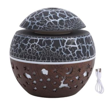 Imagem de TOPINCN Mini Umidificador Portátil, Mini Difusor de óleo Essencial Portátil, Aromaterapia de Viagem 100ml Com Luzes Coloridas para Quarto de Escritório de Carro