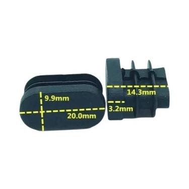 Imagem de 16 Peças De Protetores De Pés De Cadeira De Silicone Oval, Almofadas P