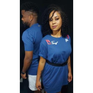 Imagem de Camiseta longline ASSAS, Azul celeste, M