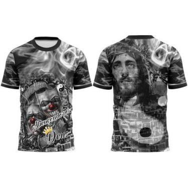 Imagem de Camiseta Peita De Quebrada Camisa Mandrake Abençoado Por Deus Chave Fa