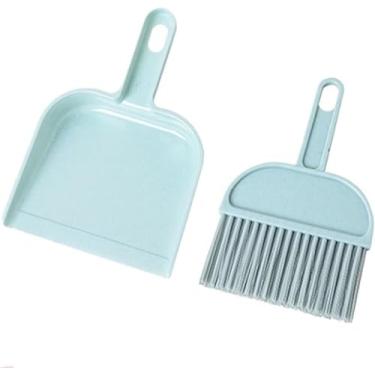 Imagem de Escova de limpeza de vassouras, vassoura pequena, vaso sanitário, pá de mesa, ferramenta de limpeza, limpeza doméstica (uma cor)